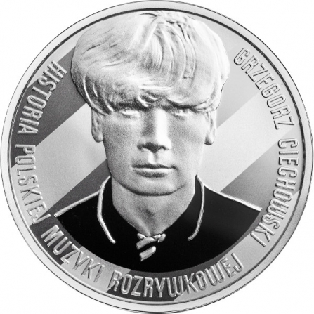 Coin reverse 10 pln Grzegorz Ciechowski