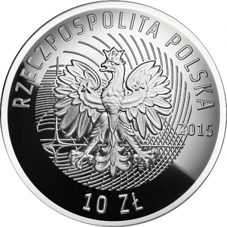 Coin obverse 10 pln 100 Years of Warsaw University of Technology