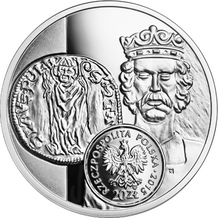 Coin obverse 20 pln Florin of Ladislas the Elbow-high
