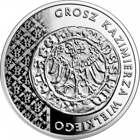 Coin reverse 20 pln Grosz of Casimir the Great