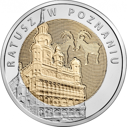 Coin reverse 5 pln Poznań Town Hall
