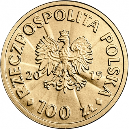 Coin obverse 100 pln Józef Piłsudski