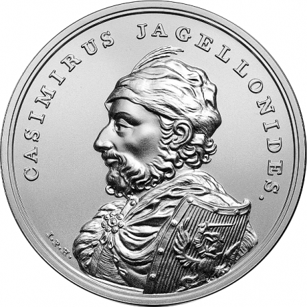 Rewers monety 50 zł Kazimierz Jagiellończyk