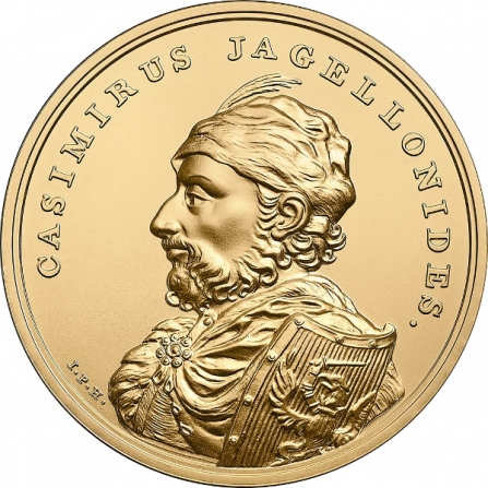 Rewers monety 500 zł Kazimierz Jagiellończyk