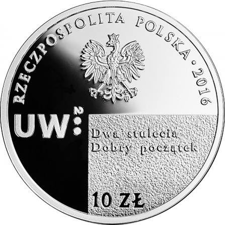 Coin obverse 10 pln 200th Anniversary of the Establishment of the University of Warsaw