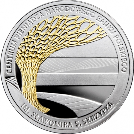 Coin reverse 10 pln NBP Money Centre in memory of Sławomir S. Skrzypek