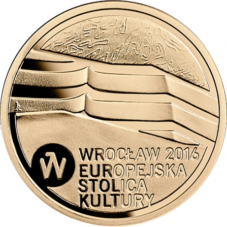 Rewers monety 100 zł Wrocław – Europejska Stolica Kultury