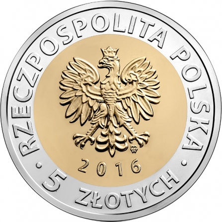 Coin obverse 5 pln Księży Młyn in Łódź