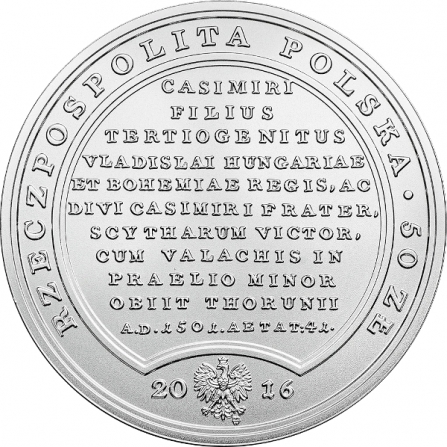 Coin obverse 50 pln John Albert