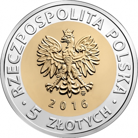 Coin obverse 5 pln Pomeranian Dukes’ Castle in Szczecin