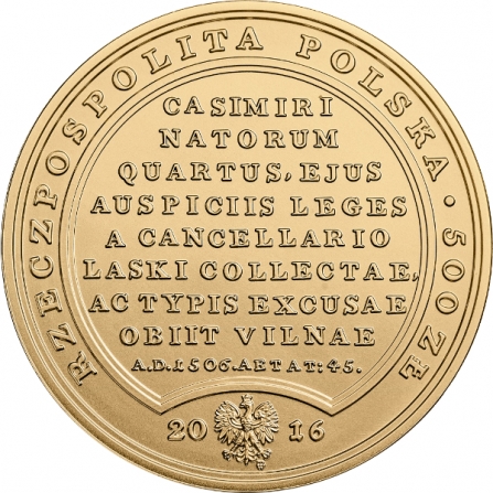 Coin obverse 500 pln John Alexander Jagiellon
