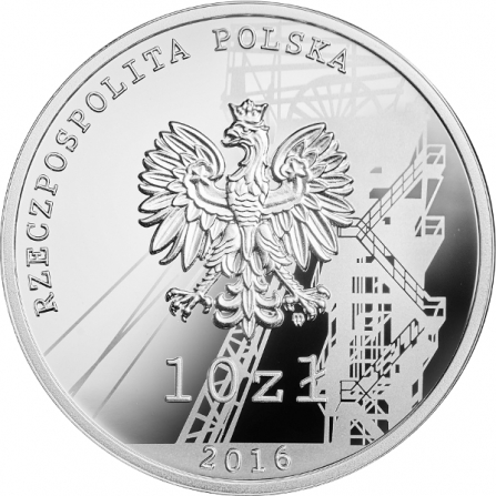 Coin obverse 10 pln The 35th anniversary of the pacification of the „Wujek” Coal Mine