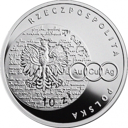 Coin obverse 10 pln Nicolaus Copernicus