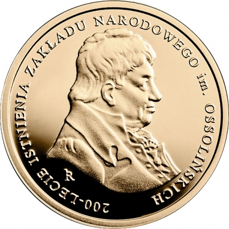Coin reverse 100 pln 200th Anniversary of the Ossoliński National Institute
