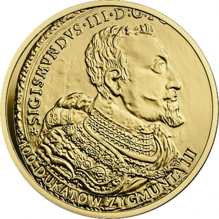 Rewers monety 20 zł 100 dukatów Zygmunta III