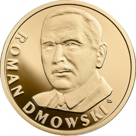 Coin reverse 100 pln Roman Dmowski