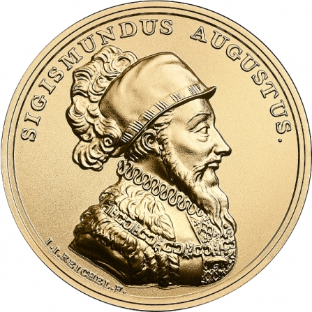 Rewers monety 500 zł Zygmunt II August