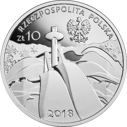 Coin obverse 10 pln Polish Olympic Team – PyeongChang 2018