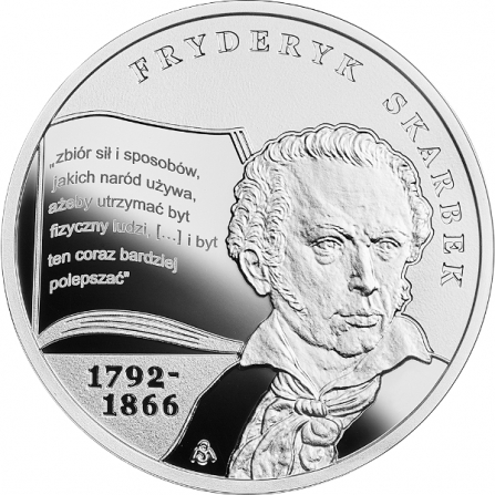 Coin reverse 10 pln Fryderyk Skarbek