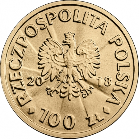 Coin obverse 100 pln Ignacy Jan Paderewski