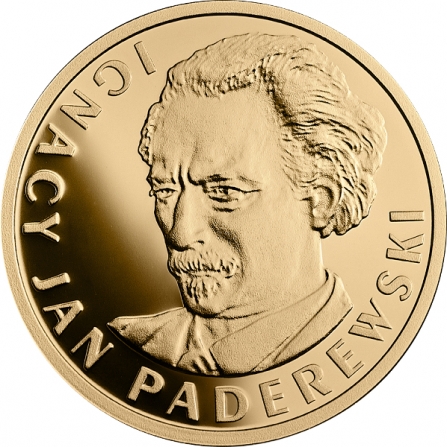 Rewers monety 100 zł Ignacy Jan Paderewski
