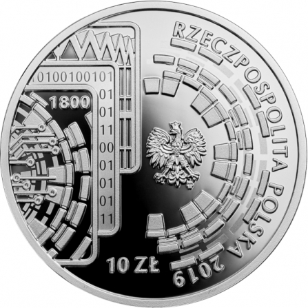 Coin obverse 10 pln 100th Anniversary of PKO Bank Polski