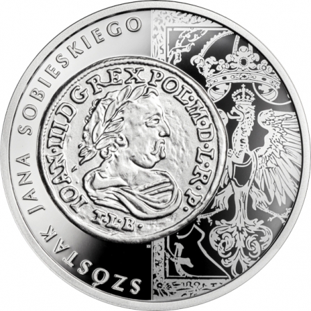 Coin reverse 20 pln The szóstak (six grosz) of John III Sobieski