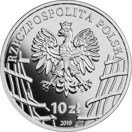 Coin obverse 10 pln Łukasz Ciepliński „Pług”