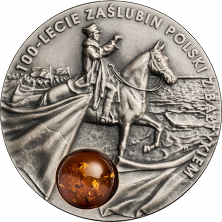 Coin reverse 50 pln 100th Anniversary of Poland’s Wedding to the Baltic Sea
