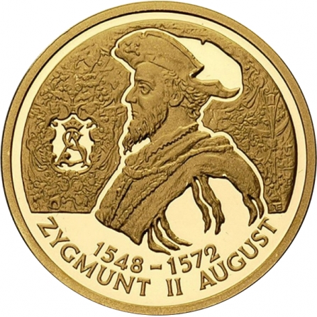 Rewers monety 100 zł Zygmunt II August (1548-1572)