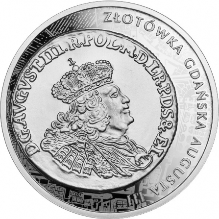 Rewers monety 20 zł Złotówka gdańska Augusta III