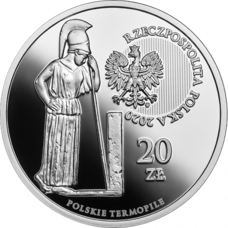 Awers monety20 zł Węgrów