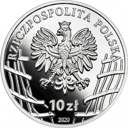 Coin obverse 10 pln 75th Anniversary of the „Freedom and Independence” Association