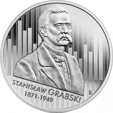 Rewers monety 10 zł Stanisław Grabski