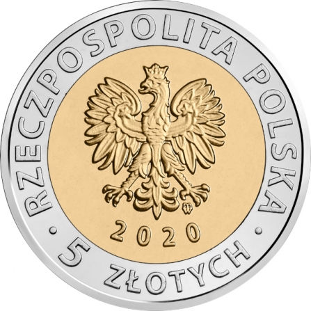 Coin obverse 5 pln The Branicki Palace in Białystok