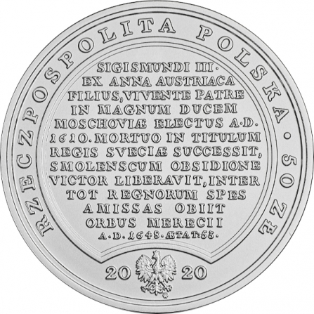 Coin obverse 50 pln Ladislas Vasa