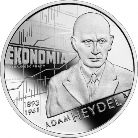 Coin reverse 10 pln Adam Heydel