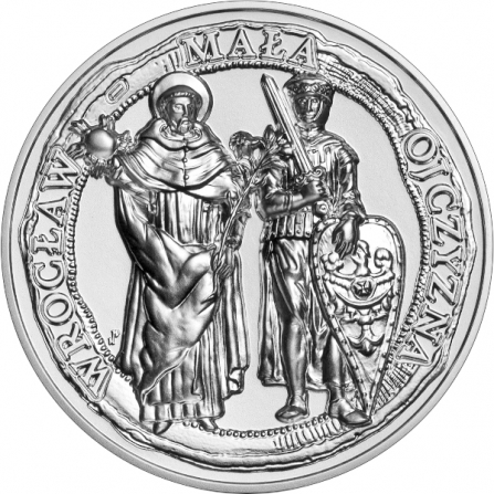 Rewers monety 50 zł Wrocław – mała ojczyzna