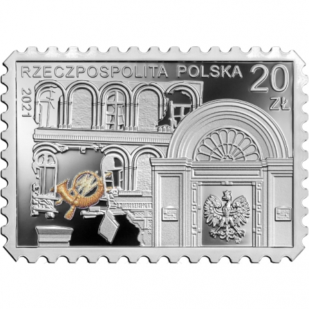 Coin obverse 20 pln Defence of the Polish Post Office in Gdańsk. German Aggression Against Poland