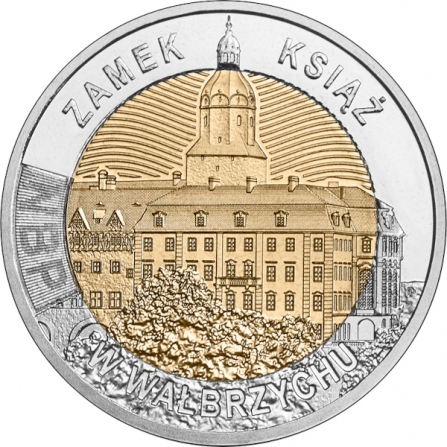 Coin reverse 5 pln The Książ Castle in Wałbrzych