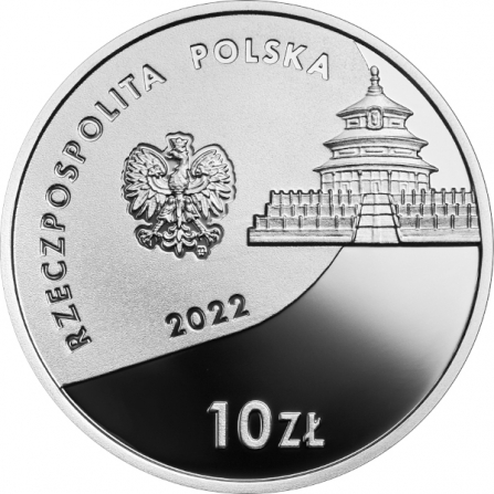 Coin obverse 10 pln Polish Olympic Team – Beijing 2022