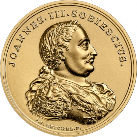 Rewers monety 500 zł Jan III Sobieski