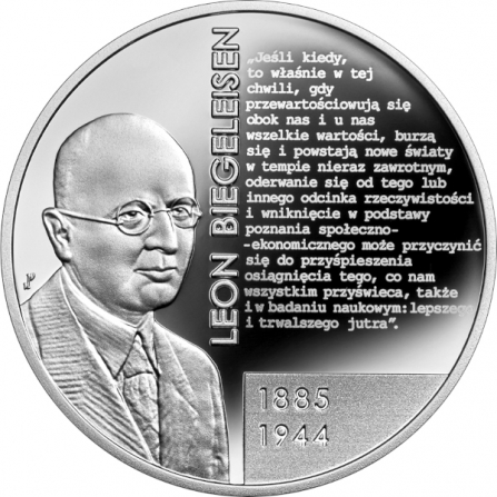 Coin reverse 10 pln Leon Biegeleisen