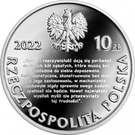 Coin obverse 10 pln Stanisław Lewiński