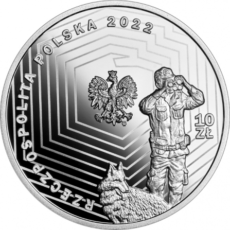 Coin obverse 10 pln 30th Anniversary of the Establishment of the Polish Border Guard