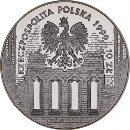 Awers monety10 zł Jan Łaski (1499-1560), 500. rocznica urodzin
