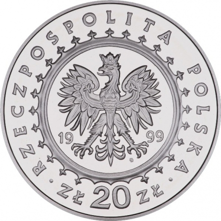 Coin obverse 20 pln Potockis' palace in Radzyń Podlaski