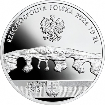 Awers monety10 zł Słowacka mniejszość narodowa w Polsce