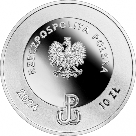 Awers monety10 zł 80. rocznica operacji Armii Krajowej Ostra Brama