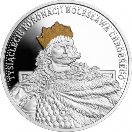 Rewers monety 10 zł Tysiąclecie koronacji Bolesława Chrobrego